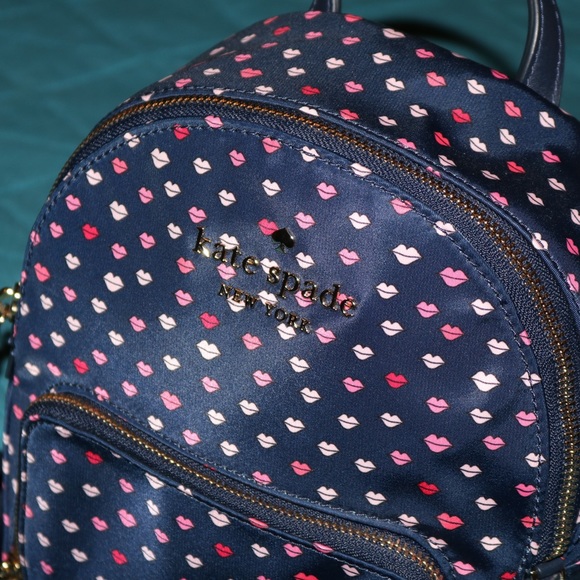 NWOT Kate Spade Small Lips Backpack main image 5